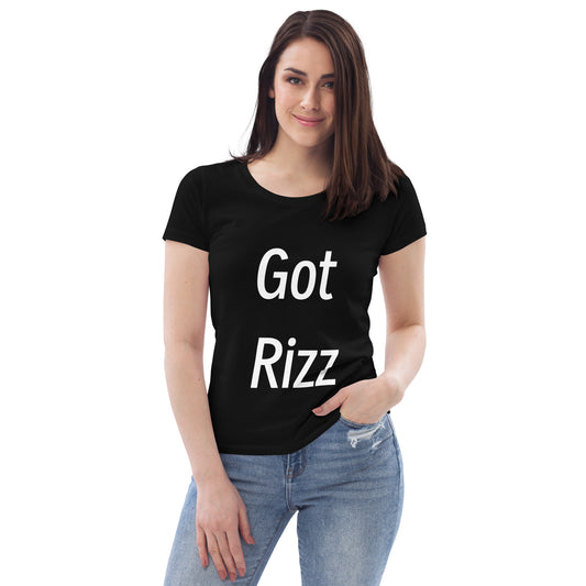 Got Rizz Women's fitted eco tee