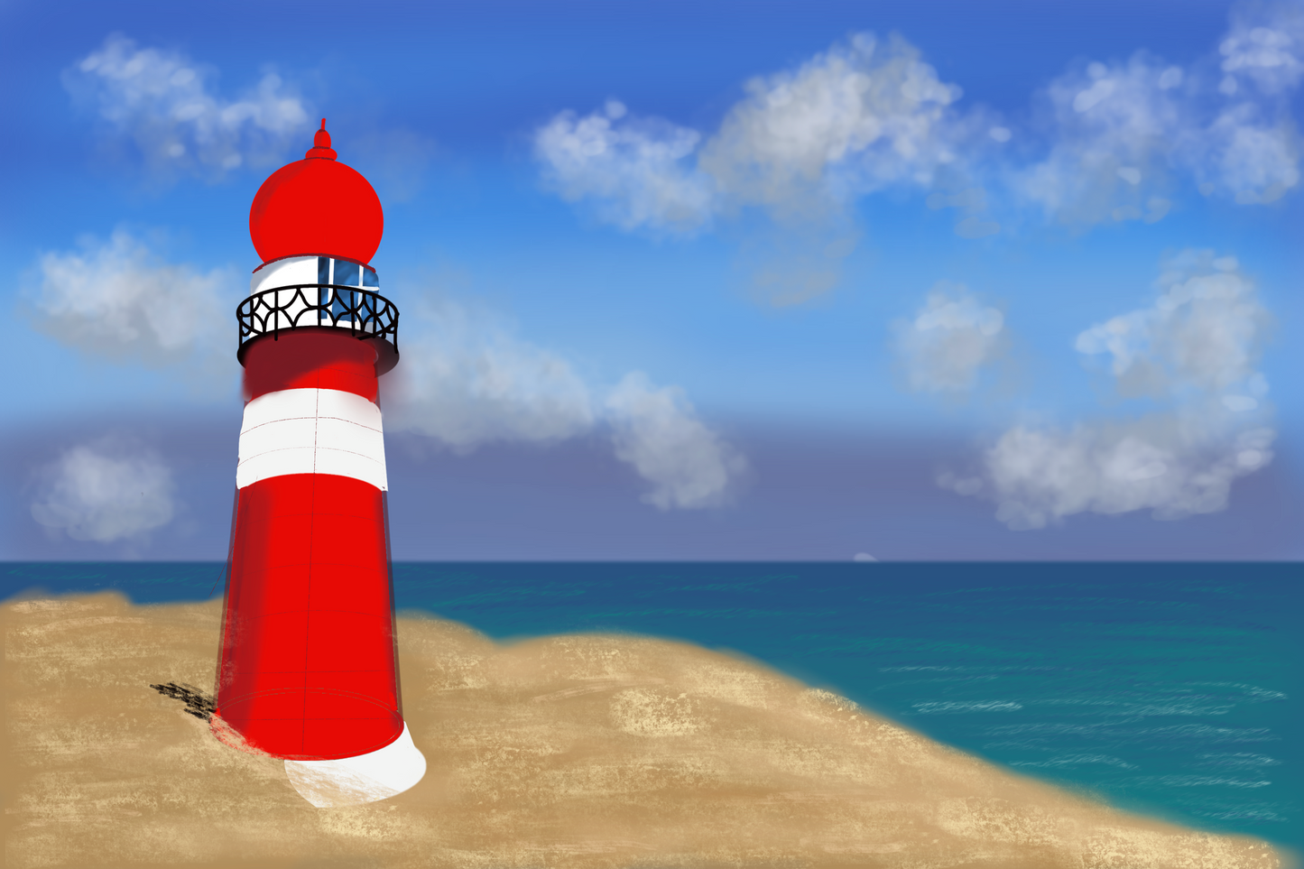 Lighthouse Scene